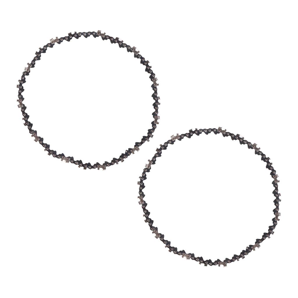 2PCS 8 Inch Chainsaw Chain High Hardness Manganese Steel Mini Chainsaw Chain for Chainsaw