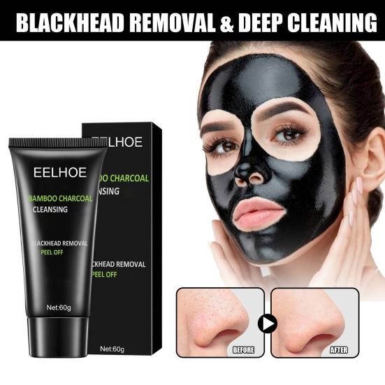 60g Facial Masque Nourishing Oil Control Natural Extract Blackhead Remove Facial Cleansing Bamboo Masque for Female