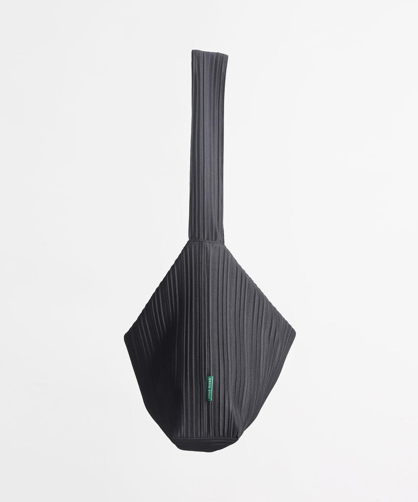 Green Stuff Simple Shopper Bag 62 Random Pleats - Black