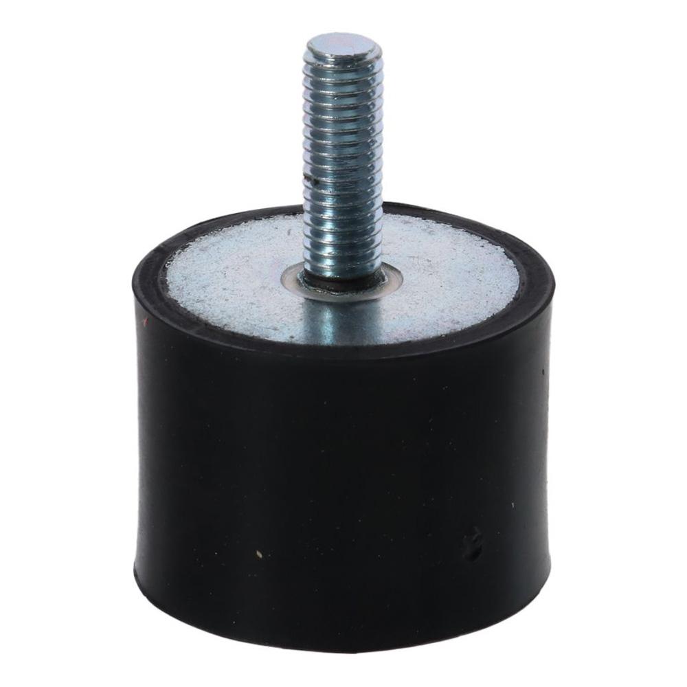 Praktische M6 M8 M10 Gewinde Gummihalterungen Schwarze zylindrische Stoßdämpfer Vibrationsdämpfer Wasserpumpen