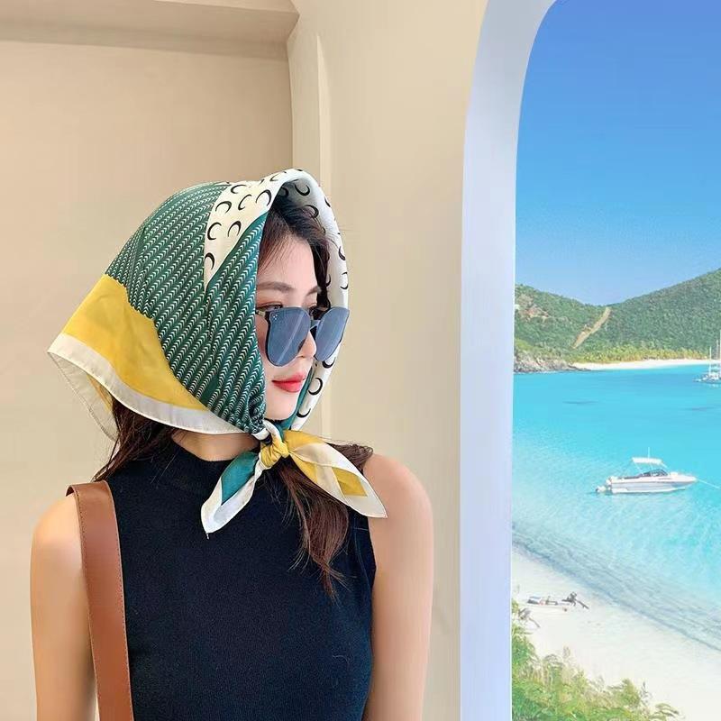 Nice Small Scarf Korean Ins Style All-match Fashion Summer Decorative Square Tie Hair Band Thin
