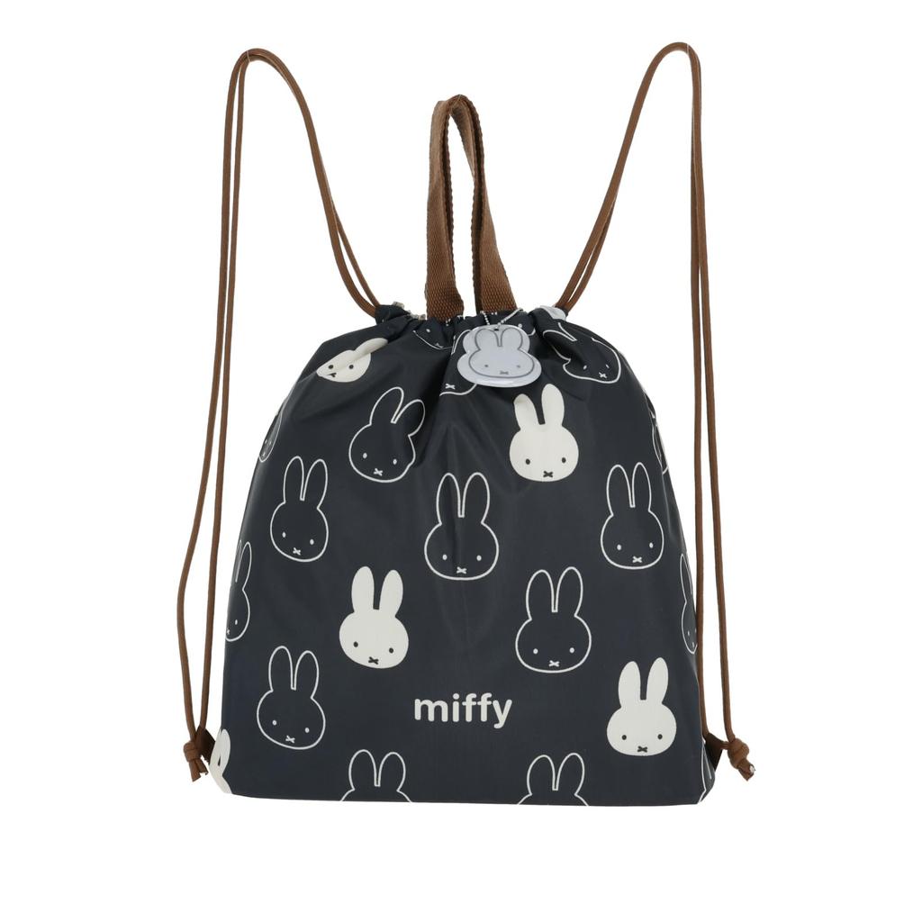 Marushin Miffy Drawstring Gym Traditional Perfect for and Elementary Perfect for Character 5825007900 Bag, Knapsack, Style, Preschool, Kindergarten,