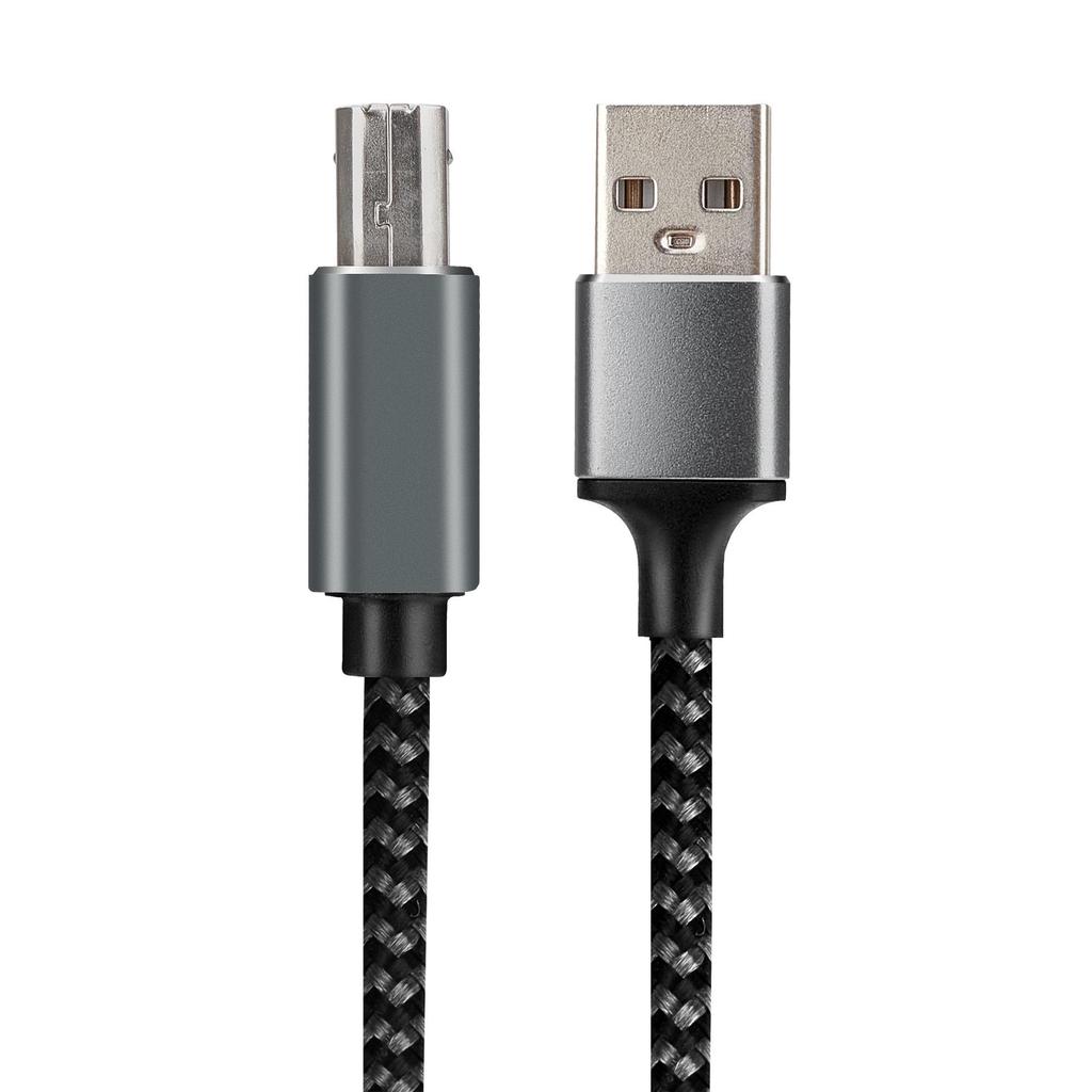 USB 2.0 Printer Cable for Square Port - Compatible with HP, Epson, Canon