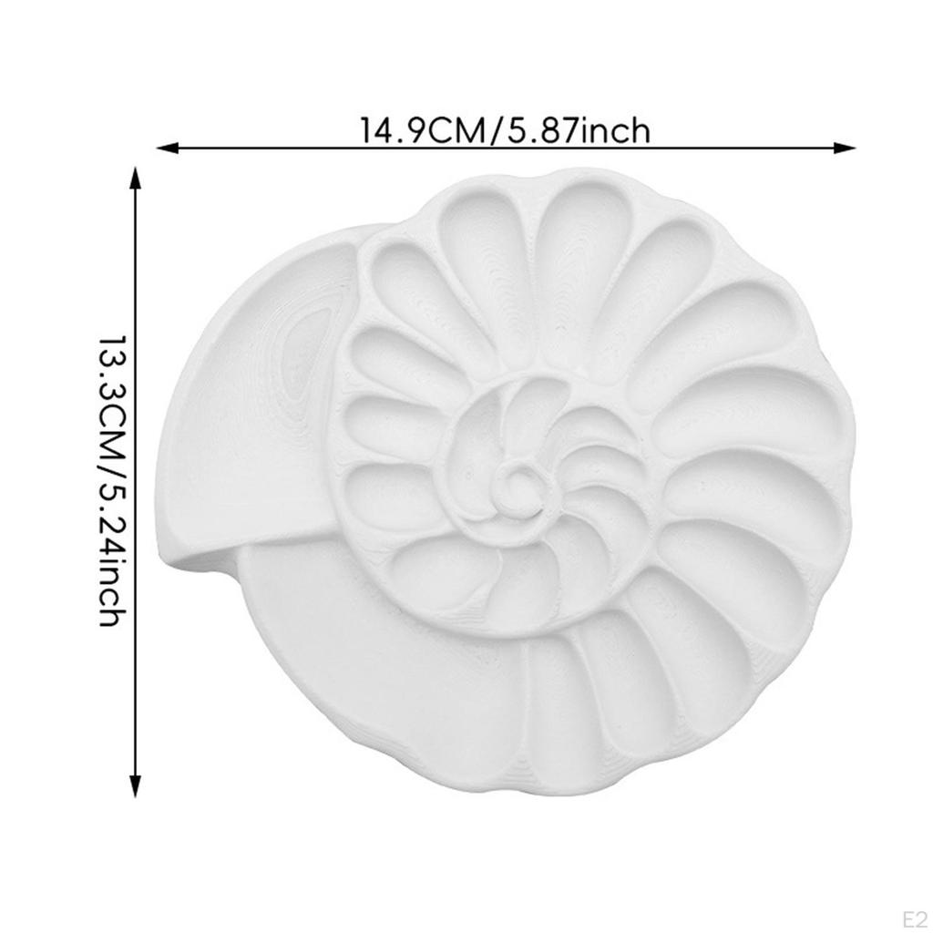 Painting Palette Paint Tray Reusable Lightweight Versatile DIY Portable Mixing Dish Flower Shape for