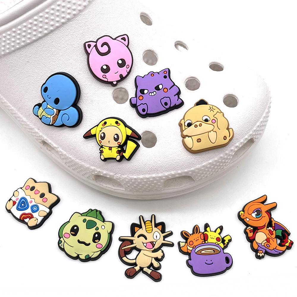 Adorable Cartoon Clog Charms - Soft PVC Rubber Shoe Buckles