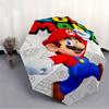 1pc Super Mario Bros. Self-Folding Umbrella, 8-Bone Compact Travel Umbrella, Durable Plastic And Iron Frame082