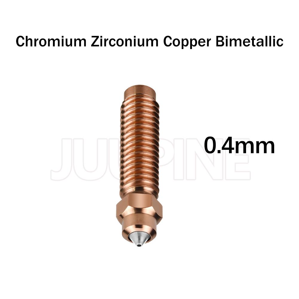 CC Upgrade Bimetallic Hotend  Nozzle For Elegoo Centauri 0.2/0.4/0.6/0.8mm  Nozzles For Centauri Carbon   3D Printer