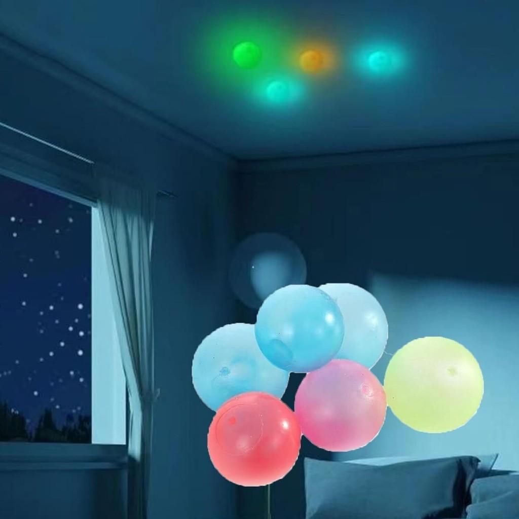Ball 6cm Ceiling Glow In Sticky Ball Luminous Toy Relieve Stress Gifts Prop