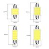 10-40Pcs White COB C5W LED Bulbs 12V 24V Car Auto Festoon Dome Interior LED Lights Lamp Roof Reading Bulb 31mm 36mm 39mm 41mm Bulbs 7