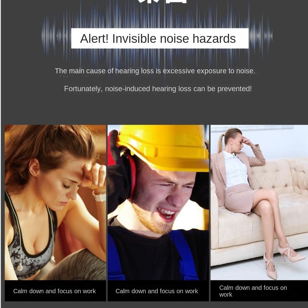 Geräuschunterdrückung Anti-Lärm-Kopf-Ohrenschützer Faltbarer Gehörschutz für Kinder/Erwachsene