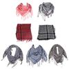 Multiuse Arafat Hijab Scarf Tassels Shawl Bandana Adult Desert Arab Shemagh Headscarf Arabian Dubai Saudi Head Covering