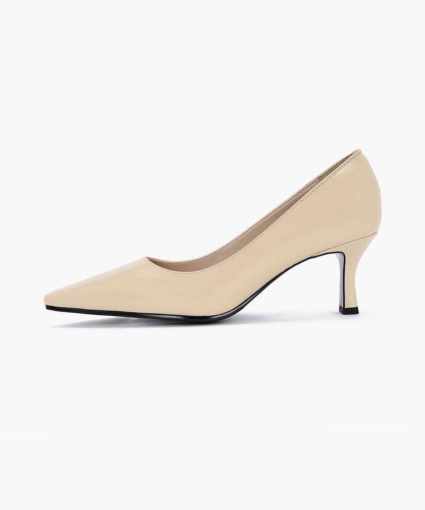 Recur Ecur Soft Modern Pointed Pumps Butter 1034