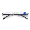 Vintage Metal Square Reading Glasses Men Women Presbyopic Anti Scratch Diopter Eyewear 0 +1 0 To +4 0 Prescription