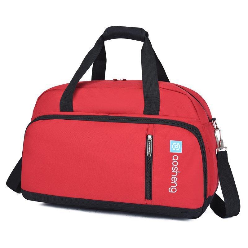 Travel bag Large capacity portable men's sports training bag Lightweight waterproof shoulder duffel bag Short-distance travel boarding bag