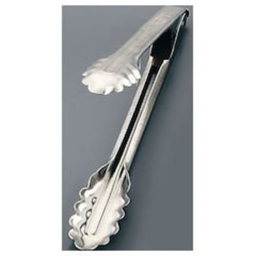 

Edland All-Purpose Tongs with Stopper, Medium, 18-0 Stainless Steel, USA, BBV08002