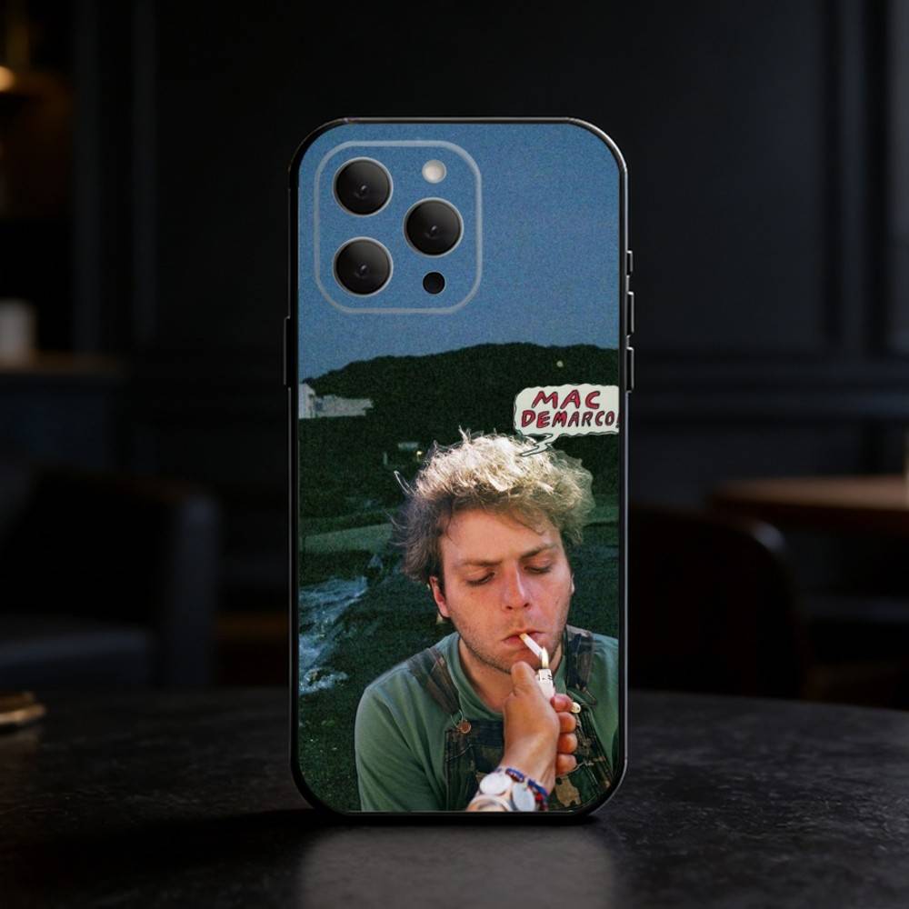 Mac Demarco Phone Case For iPhone 17,16,15,14,13,12,11 Plus,Pro,Max,Mini Silicone Black Soft Cover