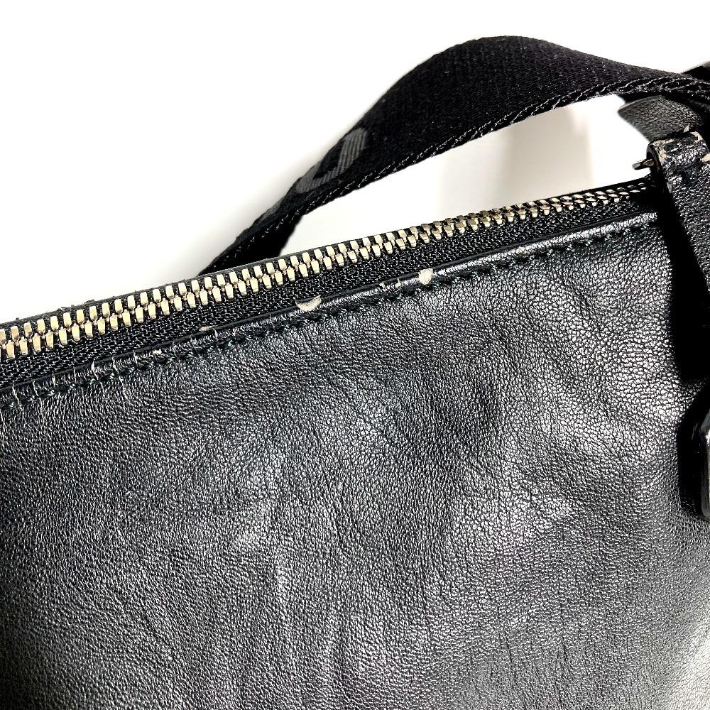 Salvatore Ferragamo logo Bag Crossbody Shoulder Bag Leather Black