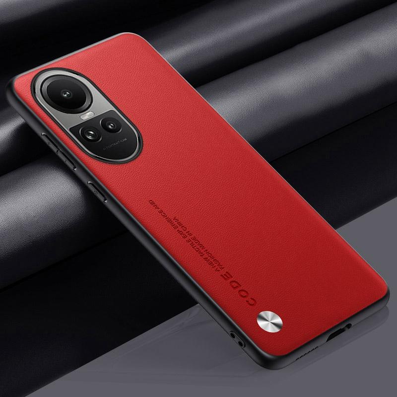 Luxury PU Leather Case For OPPO Reno 10 Pro 5G Back Cover Silicone Shockproof Protection Phone Case For OPPO Reno10 Pro 10Pro