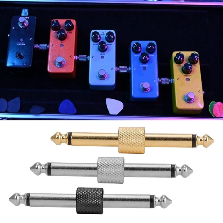 Effects Pedal Coupler Male to Male Adaptor for Guitar Pedalboard, Pack of 3Pcs
