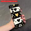 2DFlat Samsung Phone Case Gold Heart & Paw Print Gradient Phone Case Applicable To Galaxy S22 S23 S24 S25ULTRA S26 A12 A13 A14 A15 A16