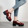 Fashion 2025 Women Shoes Japanese Style Lolita Shoes Women Vintage Soft Sister Girls High Heel Platform Shoes College Student Mary Jane