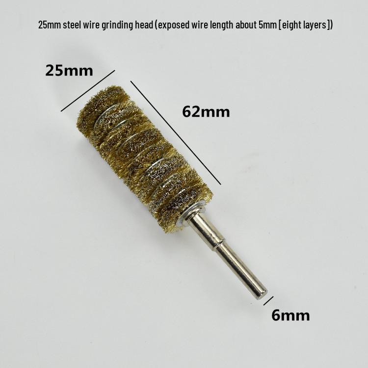 Electric Steel Wire Brush with Handle - Rust Removal, Polishing, and Cleaning.