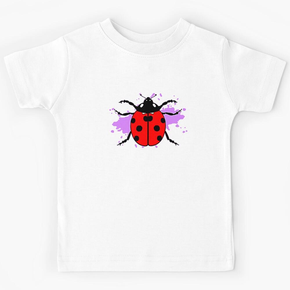 Lilac Ladybird Kids T-Shirt 100
