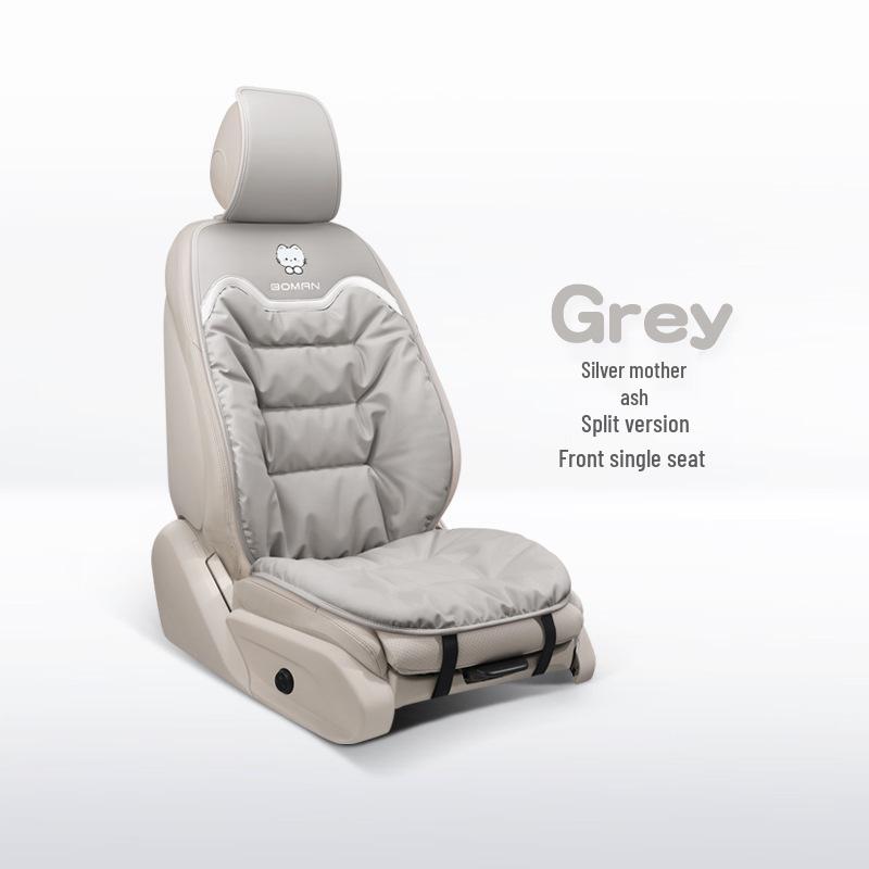 Napa Leather Car Seat Cushion - All-Season Cover for Mercedes-Benz, BMW, Tesla, Volkswagen