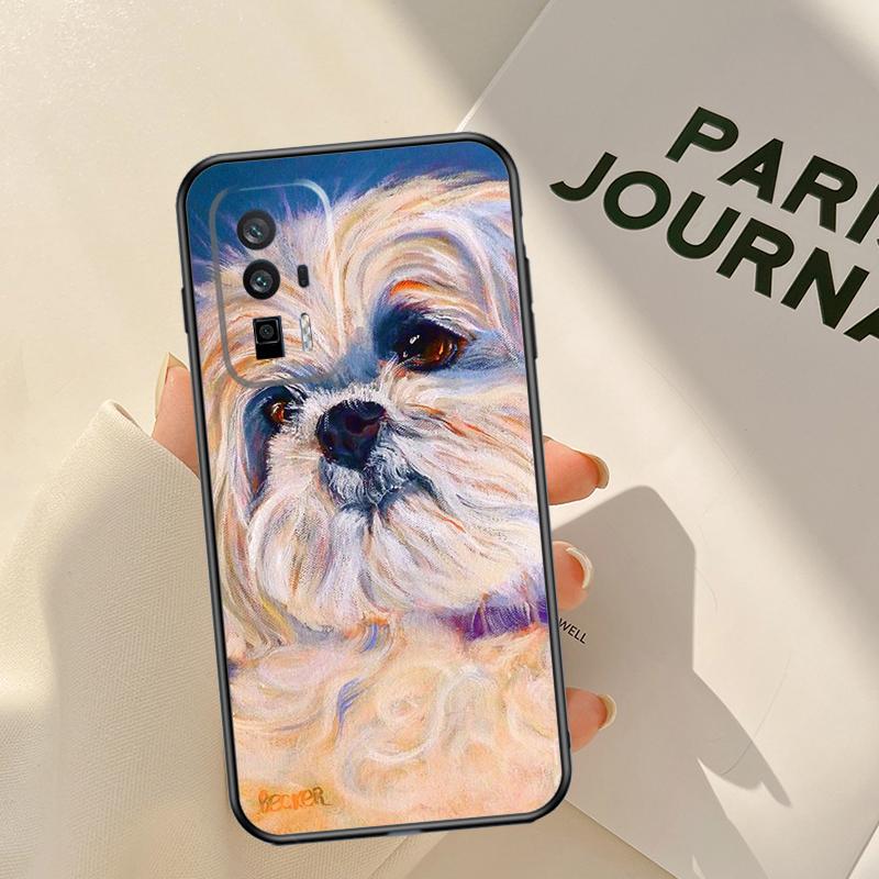 Shih Tzu Dog Case For Xiaomi 15 14 Ultra 13T 14T 15T Pro 17 Pro Max POCO X7 Pro X3 X5 X6 F5 F6 F7 F8 Coque