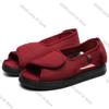 Fashion Adjustable Diabetic Widened Shoes Breathable Non-slip Thumb Valgus Deformation Shoe Elderly Pregnant Feet Swollen Sandals Unisex