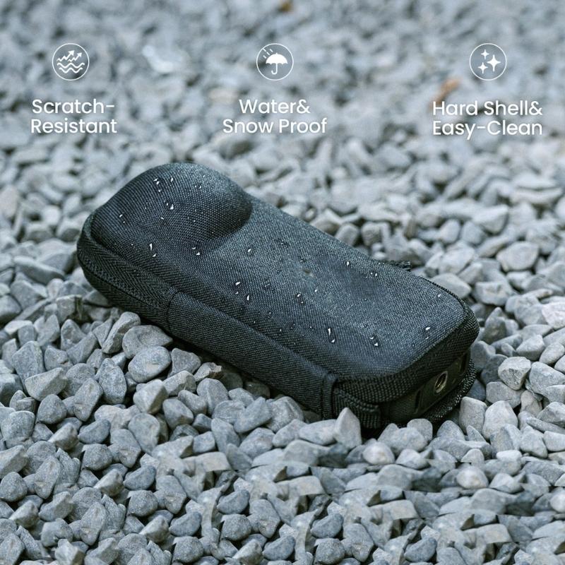 Compact Travel Bag Carrying Case for 360 X5 Action Camera Gear Lightweight EVA Shell Protections Organiser