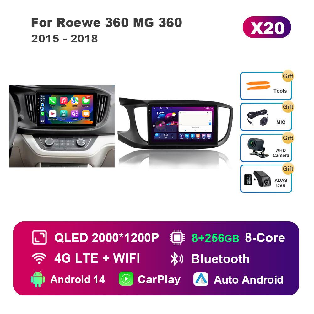 Android Intelligent System Car Radio Multimedia Player for Roewe 360 MG 360 2015 - 2018 Touch Screen 4G WiFi BT GPS Navigation