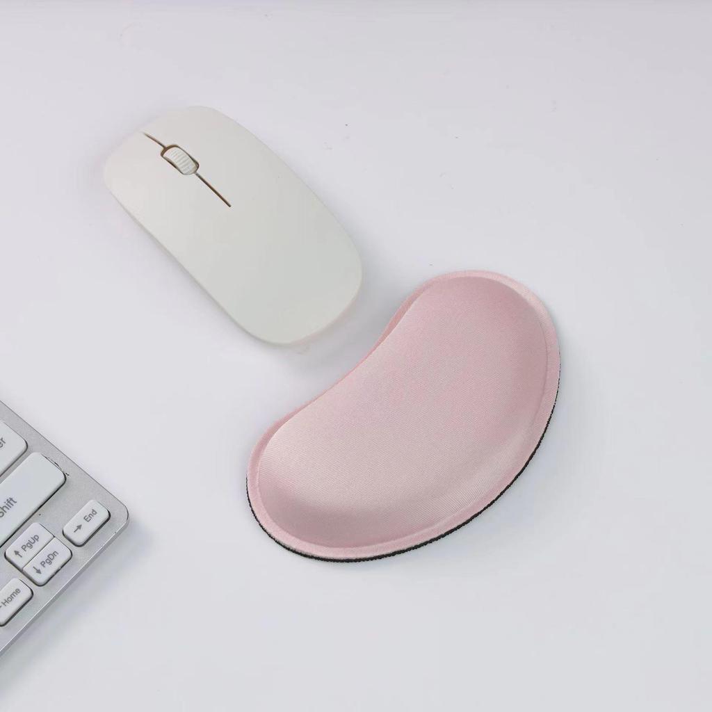 Gummi Maus Handgelenkstütz-Set - Rutschfest, Bequemes Hand- und Handflächenpolster für Büro-Tastatur
