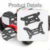 1/7 Front Rear Shock Absorber Brackets Durability Replacement High Performance Professional Carbon