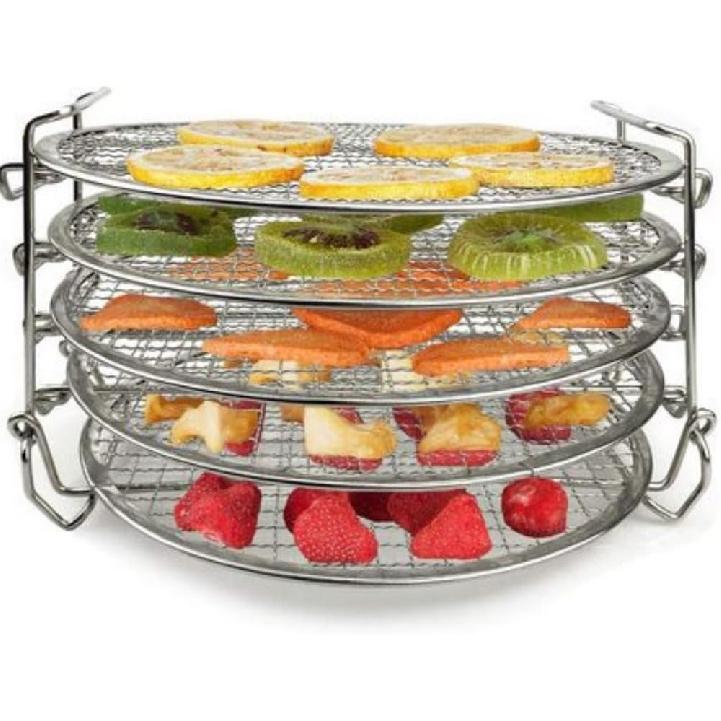 Стойка-сушилка из нержавеющей стали, аксессуары для подставки, совместимые с Instant Pot, аэрофритюрницей, крышкой Crisp, аэрофритюрницей на 6 кварт, стойка из нержавеющей стали, подходит для всех