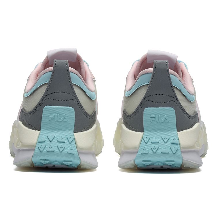 FILA Brick Retro Sports Low-Top Lifestyle Shoes Women sneaker Gray Blue Pink F12W231125FSB