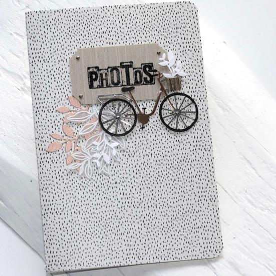 Bike Shape Cutting Die DIY Scrapbook Stencil Mold Paper Embossing Tool for Greeting Card