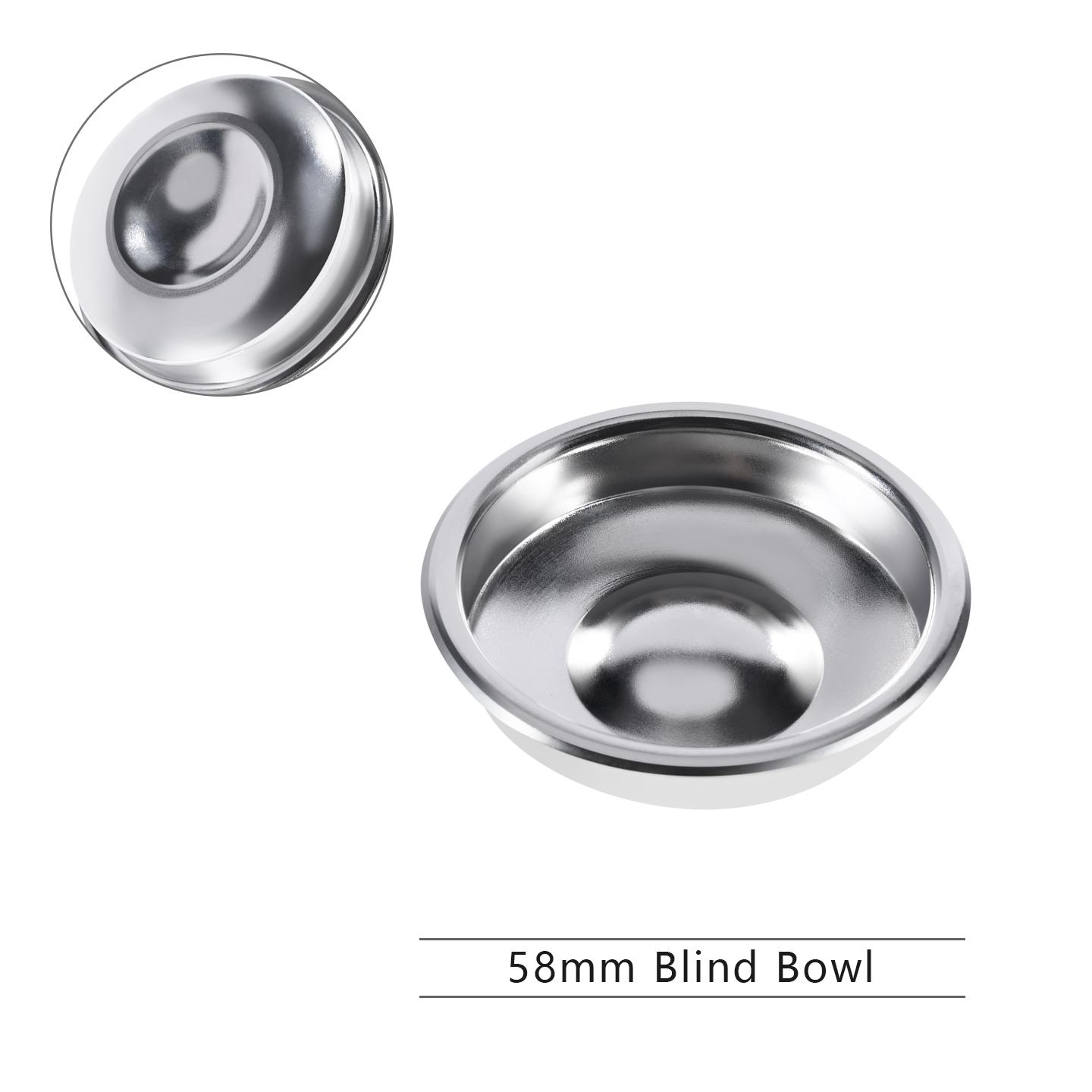 

51ММ/54ММ/58ММ Герметичная корзина для кофейного фильтра с 1 отверстием Одинарная/Двойная чашка Подходит для портафильтра Аксессуары для эспрессо Инструмент