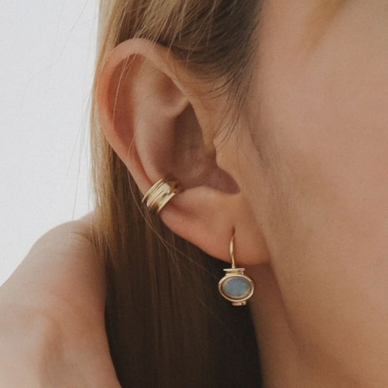 Atelier Darin ARI Milling Earcuff _ 5.5mm