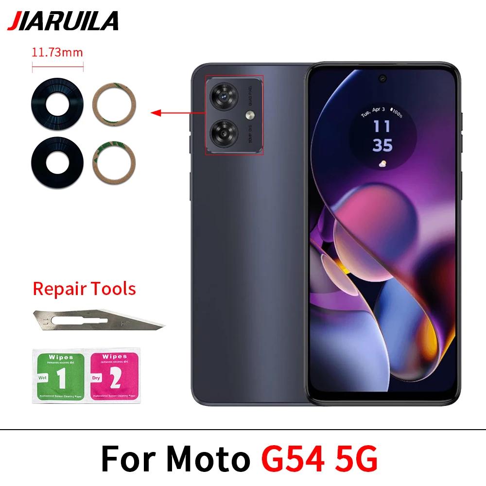Camera Lens For Moto G85 G100 G200 G62 G60S G54 5G G52 G51 5G G41 G24 Power G14 Rear Back Camera Glass Lens With Glue Adhesive