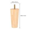 4Pcs Solid Wood Furniture Legs Height 10/12/15CM Straight Sturdy Tapered Sofa Bed Cabinet Table Chair Replacement Furniture Legs