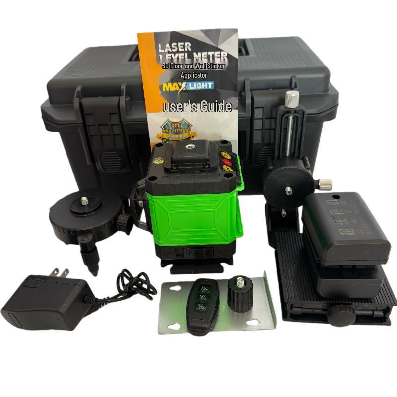 High Precision 12-Line Red Infrared Laser Level with Auto Leveling