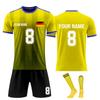 Personalised Shirts Kit Mens Girls With Name Number Custom Football Jerseys For Boys Training Suit