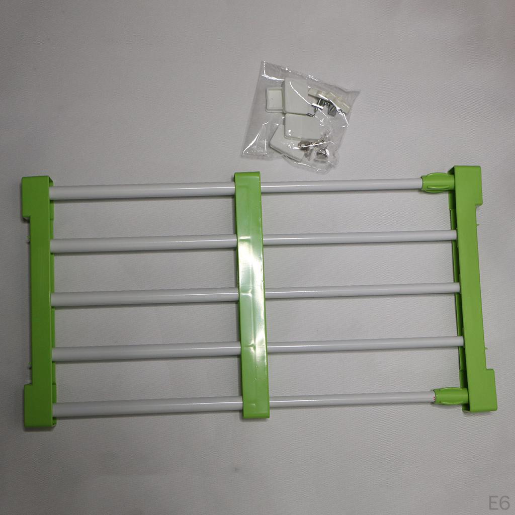 Adjustable layered separator wardrobe kitchen bathroom storage rack clothing racks toy