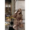 Elegant Korean Stand Collar Short Wool Coat - Petite Hepburn Style for Autumn/Winter