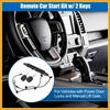 Car Auto Remote Start System Kit Fit for Ford F150 Edge with 2 Remote Key Fob and Antenna Jumper Wire - Pack of 3 Black Durable Material Replacement