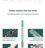 360° Spin-Dry Hand-Free Mop with Absorbent Cloth and Single Bucket