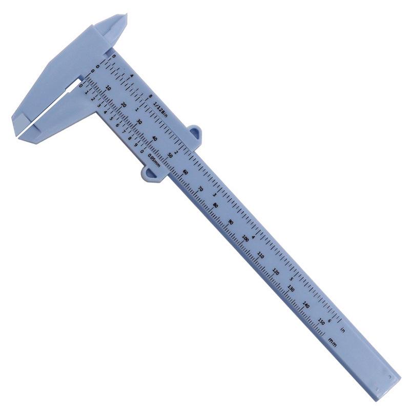 0-150mm Doppelmaßstab Kunststoff-Messschieber für Schüler