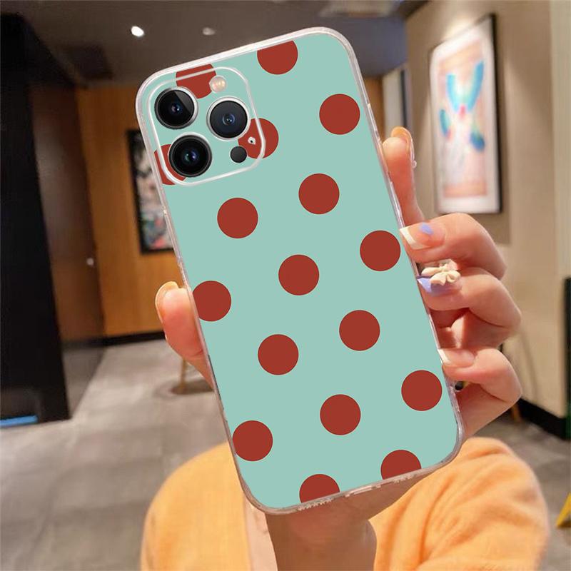 Phone Case For iphone 17ProMax 17 Pro Air 16 15 14 13 Pro Max 16 15 14 13 Pro 15Plus Polka Dots