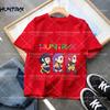 Summer Kpop Demon Hunters Children's Clothing Short Sleeve T-shirt Cute Kpop Demon Hunters Tiger Harajuku Tshirt for Boys Girls